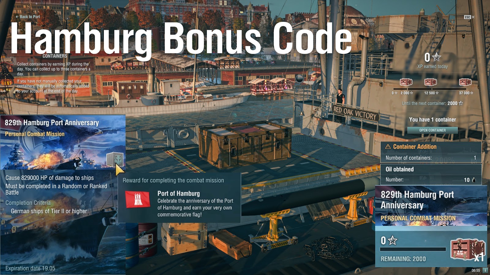 where do i enter world of warships bonus codes